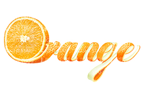 オレンジのロゴ